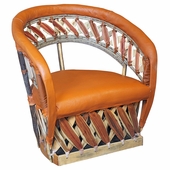 Criss Cross Cushioned Lounge Chair Equipale