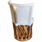Cushioned Equipale Dining Chair With High Back - Minimum Order 4