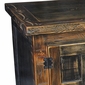 Dark Painted Wood Entertainment Console