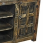 Dark Painted Wood Entertainment Console