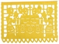 Day of the Dead Paper Picado Banner - Horizontal - Set of 2