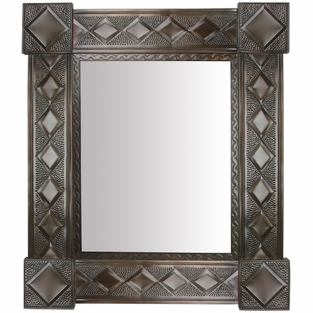 Decorative Tin Wall Mirror