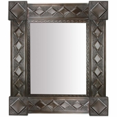 Decorative Tin Wall Mirror