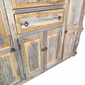 Distressed Barnwood Cabinet 4 Doors - 2 Drawers - Exclusive Artisan Original