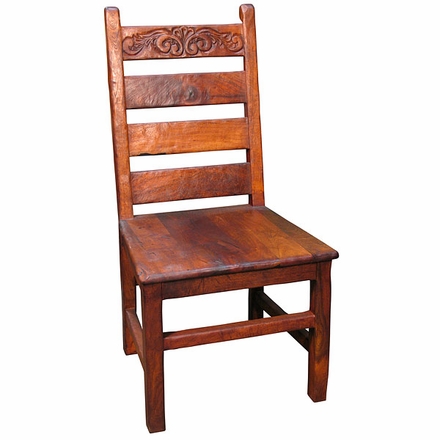 Distressed Mesquite Ranch Chair