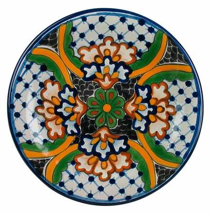 Dolores Talavera Salad Plate - 8 inch dia.