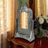Embossed Natural Tin Swivel Vanity Mirror