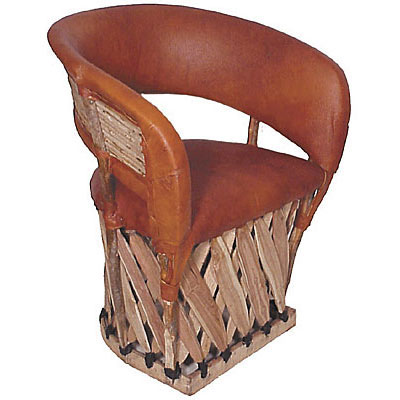 Equipale Barrel Chair with Twig Back - Cushioned - Minimum Order 4