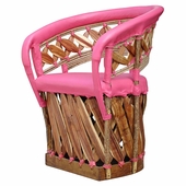 Equipale Criss Cross Barrel Chair - Cushioned - Minimum Order 4