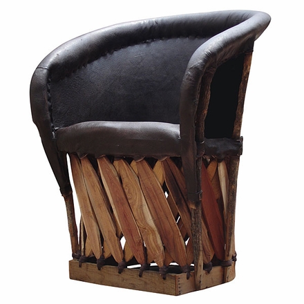 Equipale Traditional Barrel Chair - Cushioned - Minimum Order 4