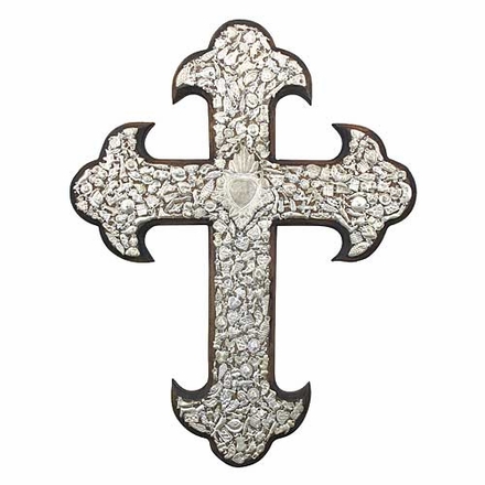 Extra Large Fleur De Lis Milagro Cross