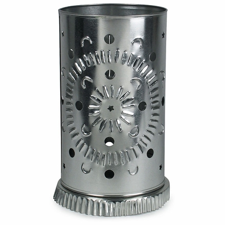 Extra Large Natural Punched Tin Luminaria