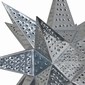 Extra Large Natural Tin Hanging Star Light