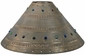 Extra Large Punched Tin Hanging Shade with Marbles