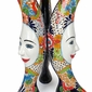 Extra Large Talavera Birdbath with Moon Base
