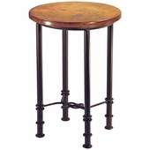 Figure Eight Round Bar Table with Copper Top