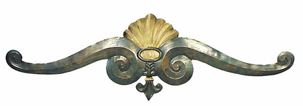 Fleur De Lis Tin Door Hanger