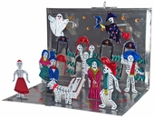 Folding Day of the Dead Scene