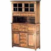 Francisco 4 Door 8 Drawer Credenza with Hutch