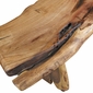 Free Form Slab Mesquite Bench