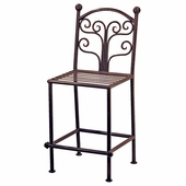 Fuente Back Iron Bar Stools - Set of 2