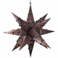 Giant Aged Tin Star Light with Marbles - 36