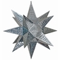 Giant Natural Punched Tin Star Light - 3 Feet Dia.