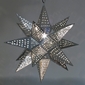 Giant Natural Punched Tin Star Light - 3 Feet Dia.