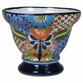 Goblet Mexican Flower Pot - Small