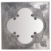 Grayed Tin Window Mirror