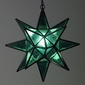 Green Glass Star Light