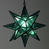Green Glass Star Light