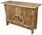 Half Wagon Wheel Rustic Wood Bar