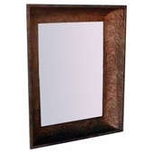 Hammered Concave Metal Frame - medium