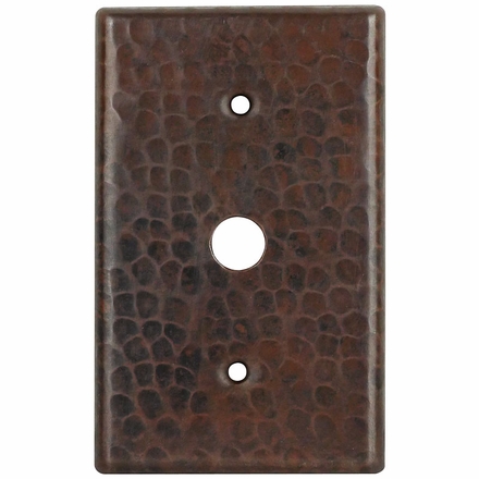 Hammered Copper Cable Plate Cover