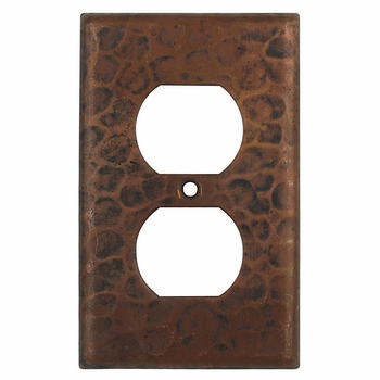 Hammered Copper Outlet Cover