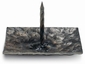 Hammered Natural Iron Square Nail Heads - 2