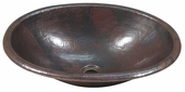 Hand Hammered Copper Sink - Round Edge