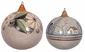Hand Painted Clay Ball Ornaments