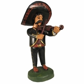 Hand Painted Wood Mariachi - Violin