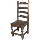 Handcrafted Mexican Dining Chair - Walnut Finish - Minimum Order 4