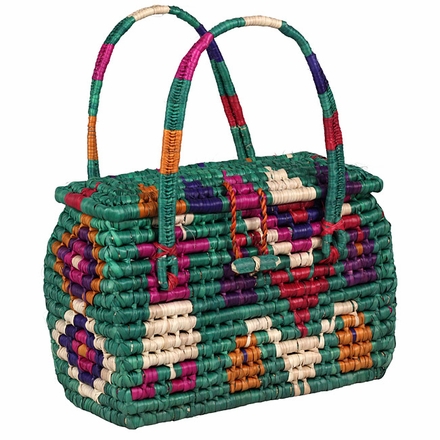 Handmade Mexican Palm Handbag Purse