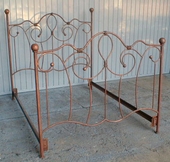 Heather Forged-Iron Bed