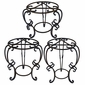 Heavy Wrought Iron Plant Stand - Medium - 20.75