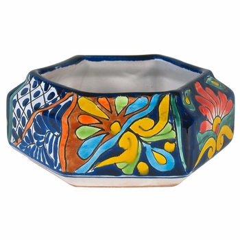 Hexagonal Talavera Planter