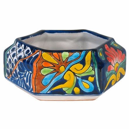 Hexagonal Talavera Planter