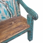 High-Back Entryway Chair with Coat Hooks - Exclusive Artisan Original