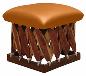 Square Cushioned Footstool