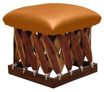 Square Cushioned Footstool