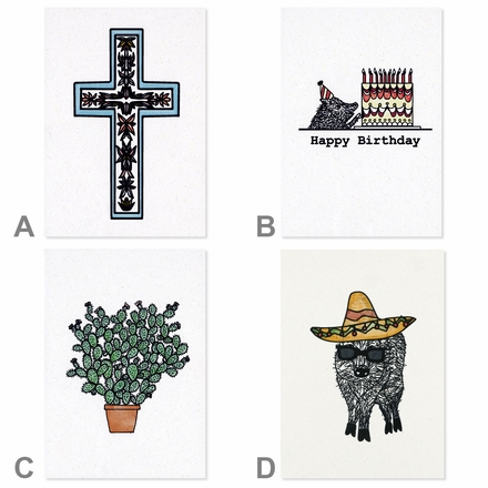 Illustrated Southwest Note Cards - Thank You - Birthday Cards